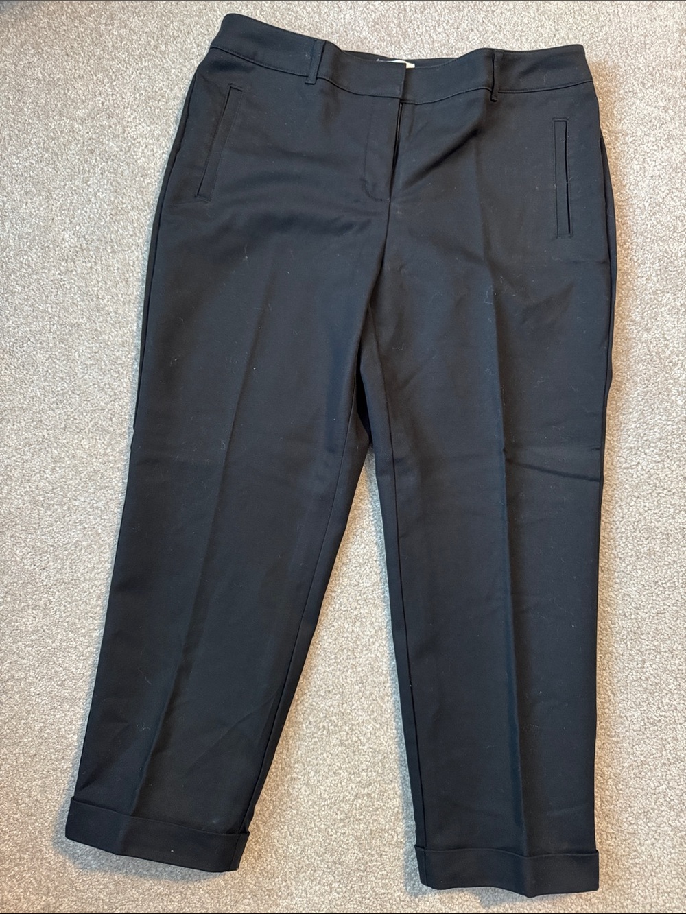 Chico's Black Cropped Dress Pants